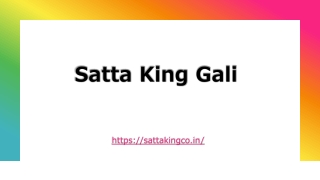 satta king gali