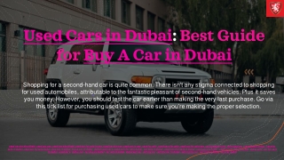 Used Cars in Dubai Best Guide for Buy A Car in Dubai_