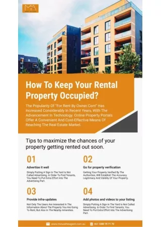 How To Keep Your Rental Property Occupied