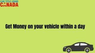 Car Title Loans PPT