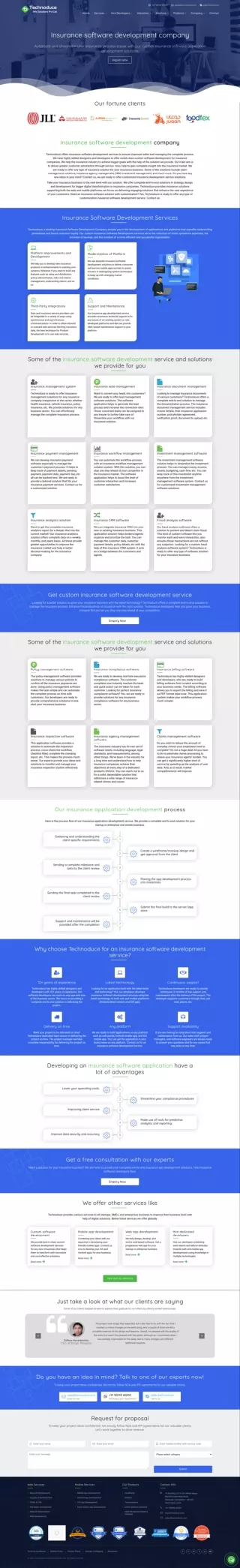 Insurance software development company