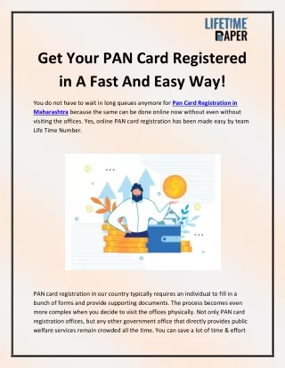 get your pan card registered in a fast and easy