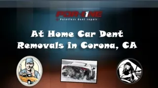 At Home Car Dent Removals in Corona, CA