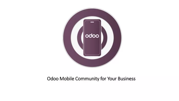 odoo mobile community for your business