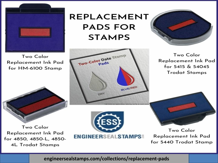 replacement ink pads for stamps replacement