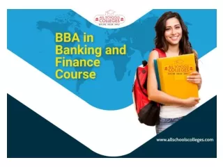 BBA in Banking and Finance Course