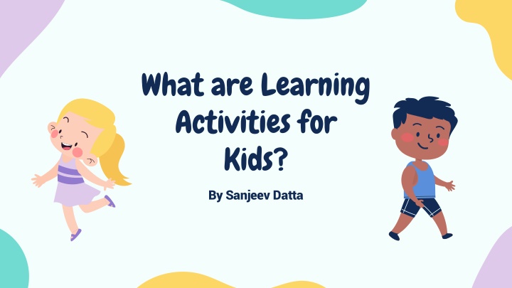 what are learning activities for kids