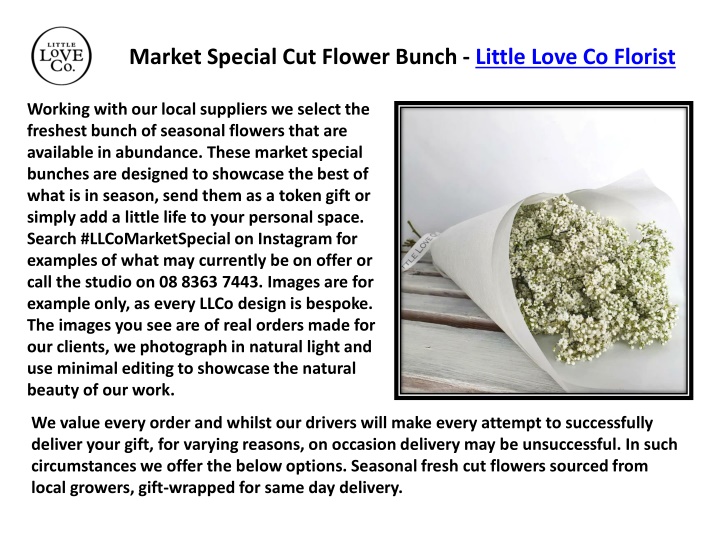 market special cut flower bunch little love