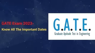 gate exam 2023 know all the important dates