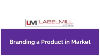 branding a product in market