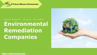 environmental remediation companies