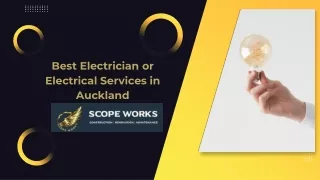 Best Electrician or Electrical Services in Auckland