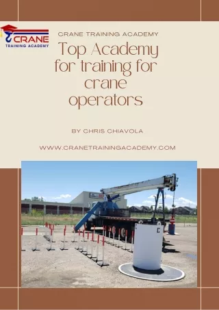 Top Academy for training for crane operators