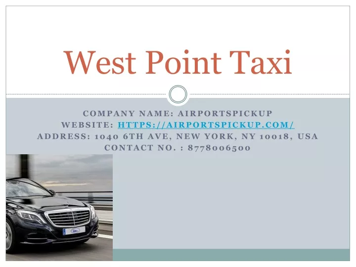 west point taxi