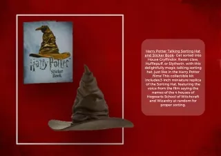 Harry Potter Talking Sorting Hat and Sticker Book