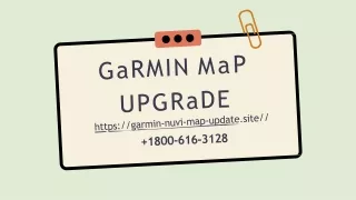 Garmin Map Upgrade | 1800-616-3128