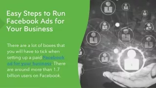 Easy Steps to Run Facebook Ads for Your Business