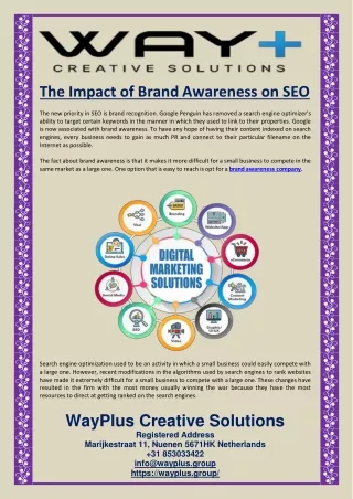 The Impact of Brand Awareness on SEO