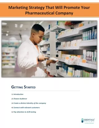 Important things that matter to promote a pharma company