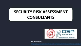Security Risk Assessment KSA