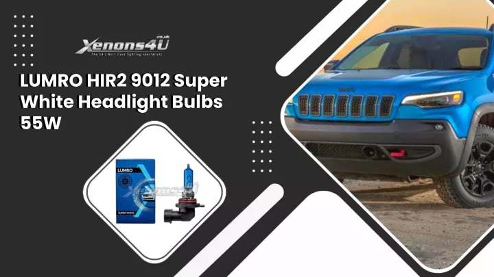 lumro hir2 9012 super white headlight bulbs