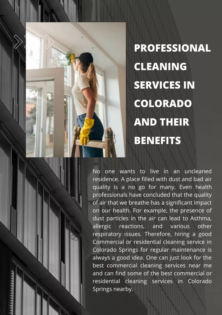 professional cleaning services in colorado