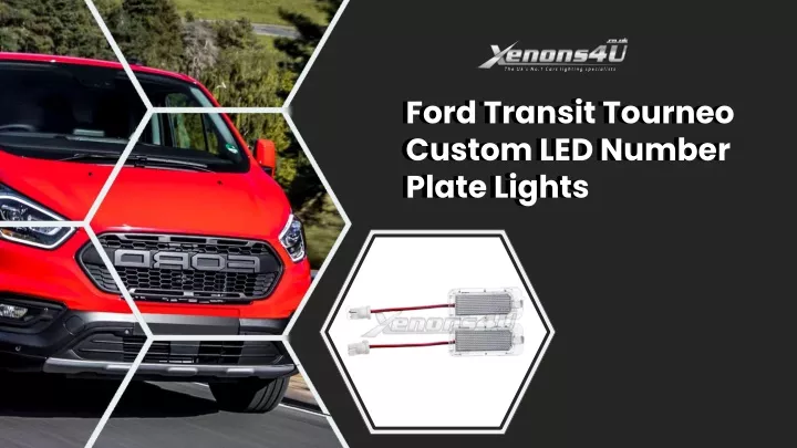 ford transit tourneo custom led number plate