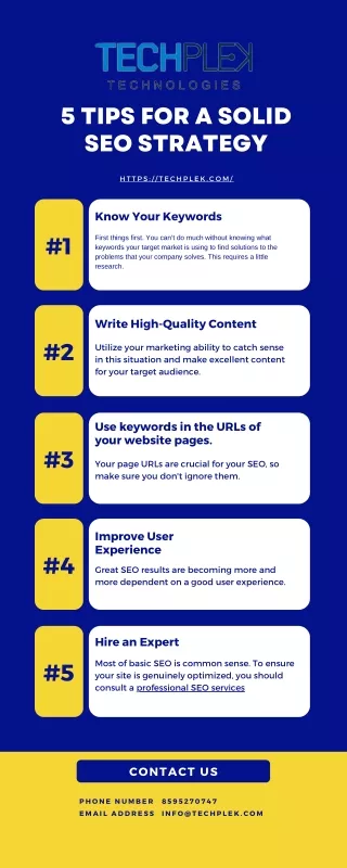 5 tips for a solid seo strategy