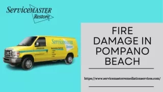 Hire Professional Restoration Services For Fire Damage in Pompano Beach