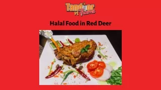 halal food in red deer