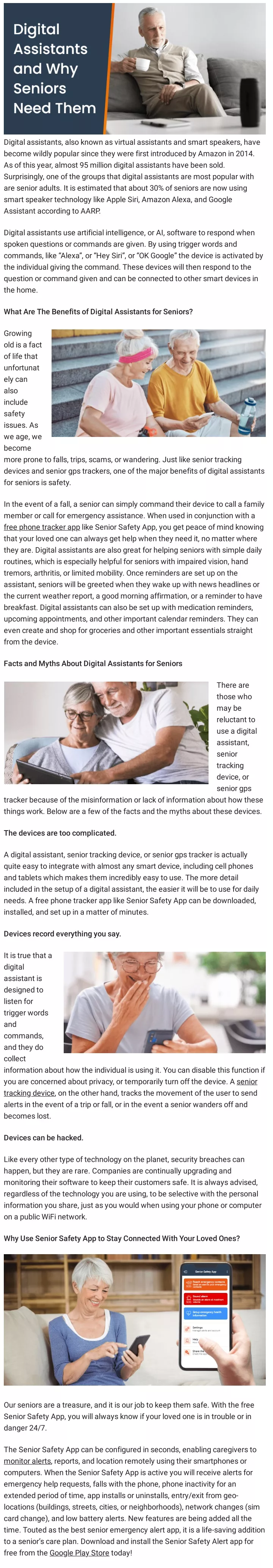 digital assistants and why seniors need them