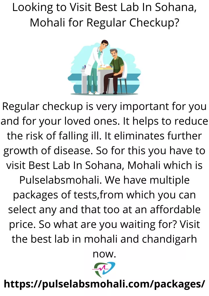 looking to visit best lab in sohana mohali