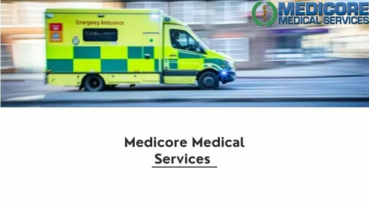 medicore medical services