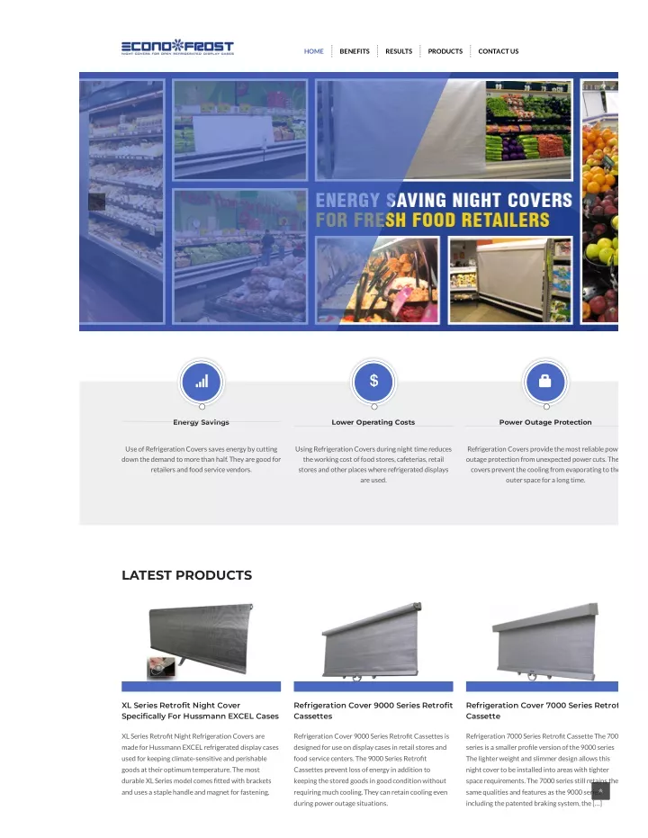 PPT Shelf life protection supermarket night covers PowerPoint