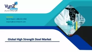Global High Strength Steel Market – Analysis and Forecast (2021-2027)