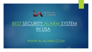 best security alarm system in usa