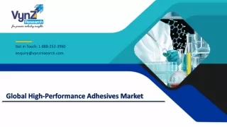 Global High-Performance Adhesives Market – Analysis and Forecast (2021-2027)