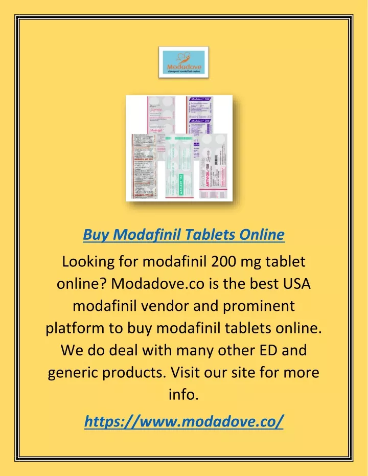 buy modafinil tablets online