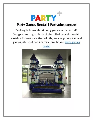 Party Games Rental22