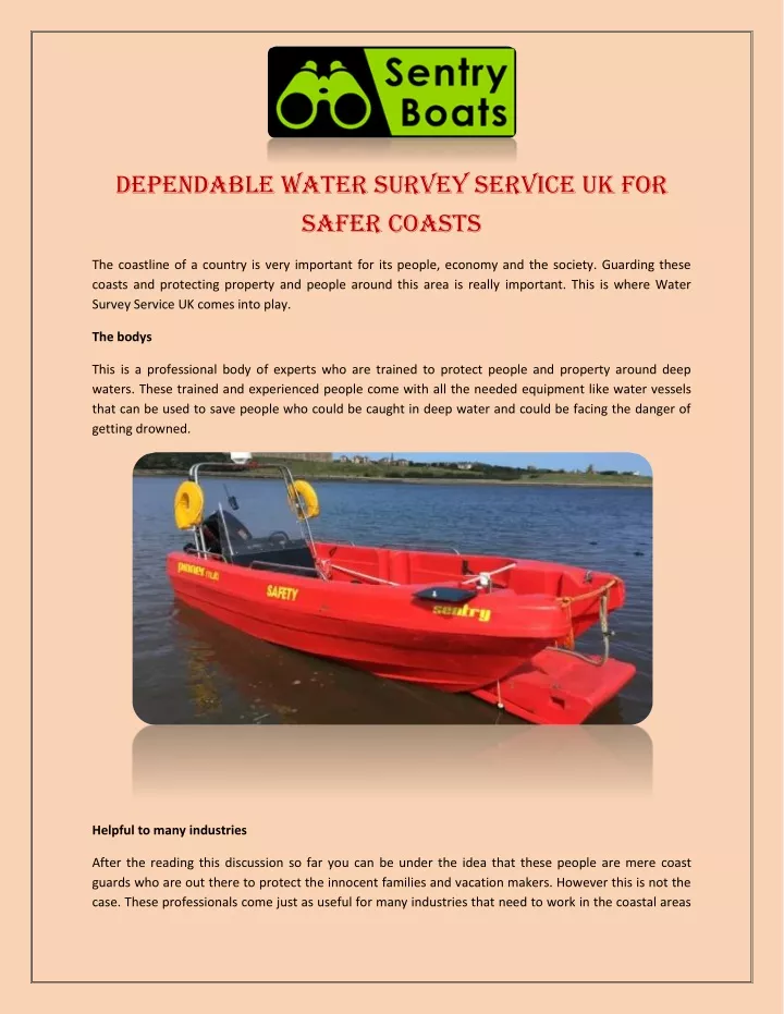 dependable water survey service uk for safer