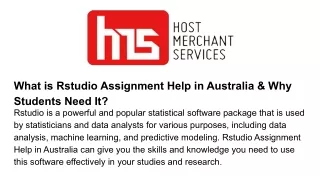 what is rstudio assignment help in australia