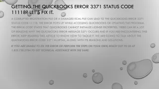 getting the quickbooks error 3371 status code 11118 let s fix it