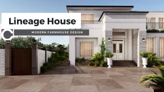The Lineage House - Modern Farmhouse design by leading Indian architects