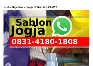 sablon baju satuan jogja 0831 4180 1808 wa