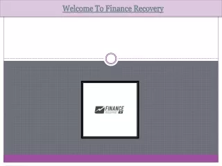 lost money recovery services