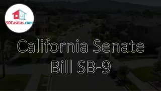 Sb 9 California