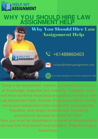 why you should hire law