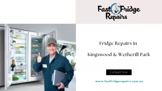Fridge Repairs in Kingswood & Wetherill Park
