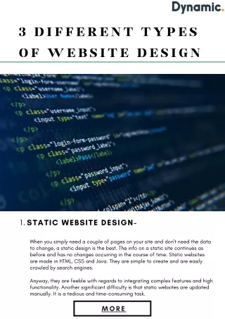 3 different types of website design