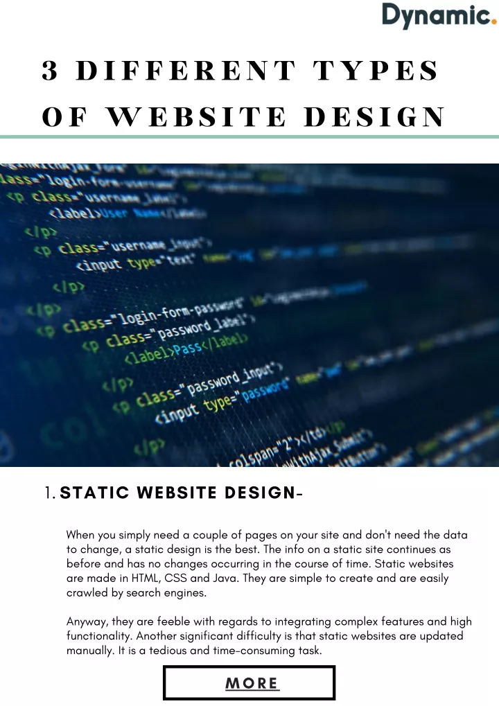 3 different types of website design